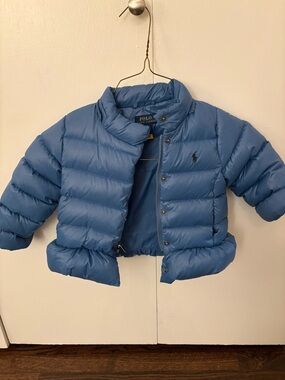 Polo by Ralph Lauren Kids Light Blue Puffer Jacket